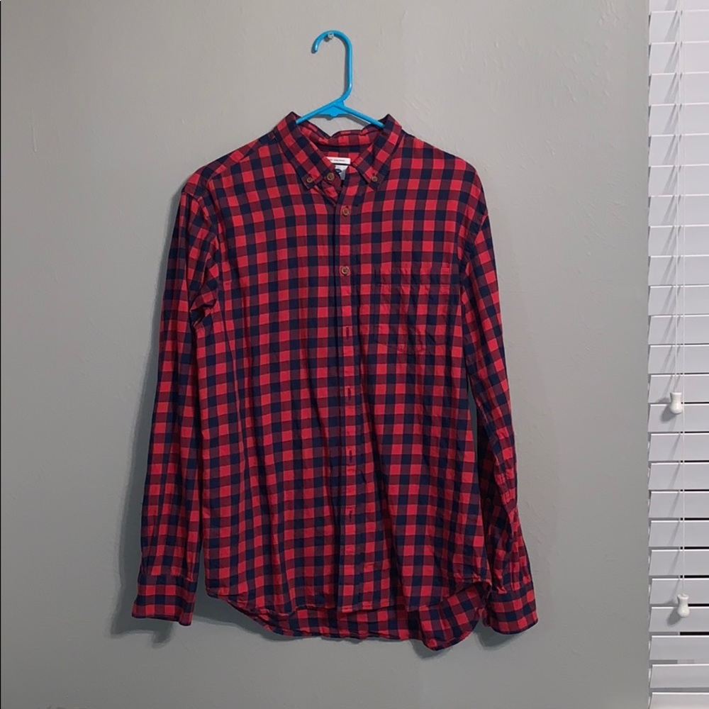 Men’s long sleeve button up
